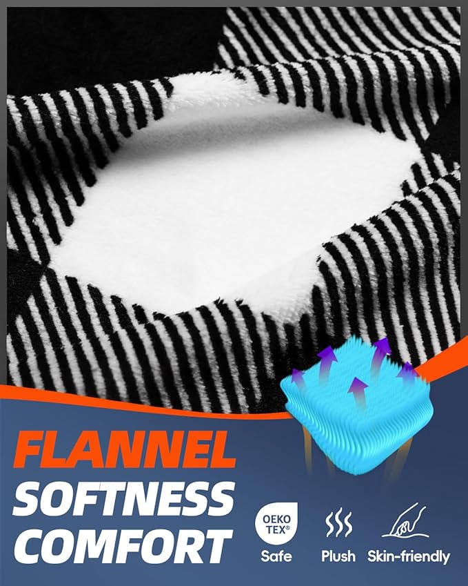 MEREZA Flannel Double Sleeping Bag for Adults Cold Weather, XL Queen Size Sleeping Bag for All Season 2 Person Big and Tall Sleeping Bags for Camping 0 Degree with Pillow