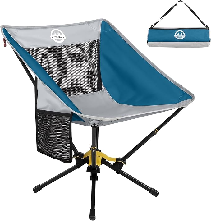 ADSMART Portable Camping Chair Lightweight Folding Chair for Camping - Outdoor Chair Supports 300 Lbs - Camp Chair Outdoor Adventures