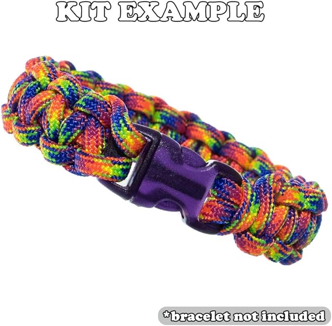 Paracord Planet 550lb Type III Paracord Combo Crafting Kits with Buckles
