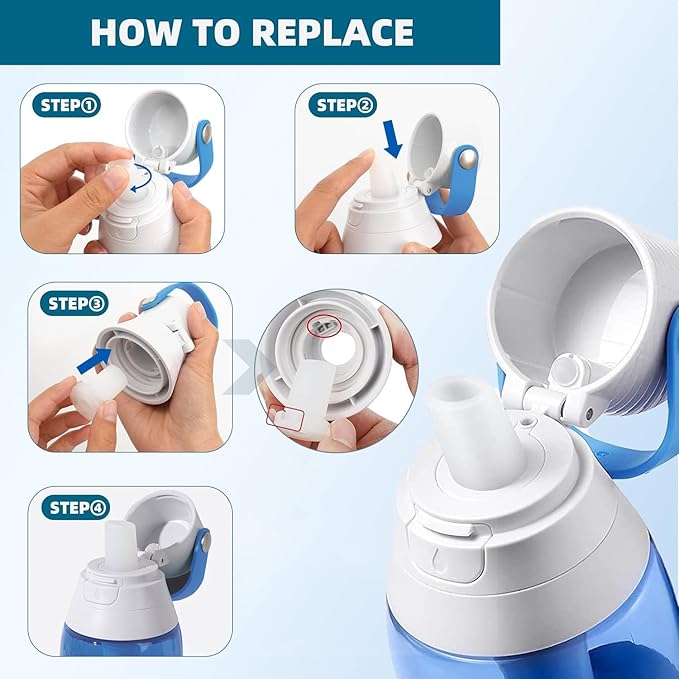 Water Replacement Filter for Bottle,Compatible with Brita BB06,fit Brita Hard sided,Sport and Stainless Steel Bottle 10PCS,with 1PCS Bite Valve. (With Bite Valve)