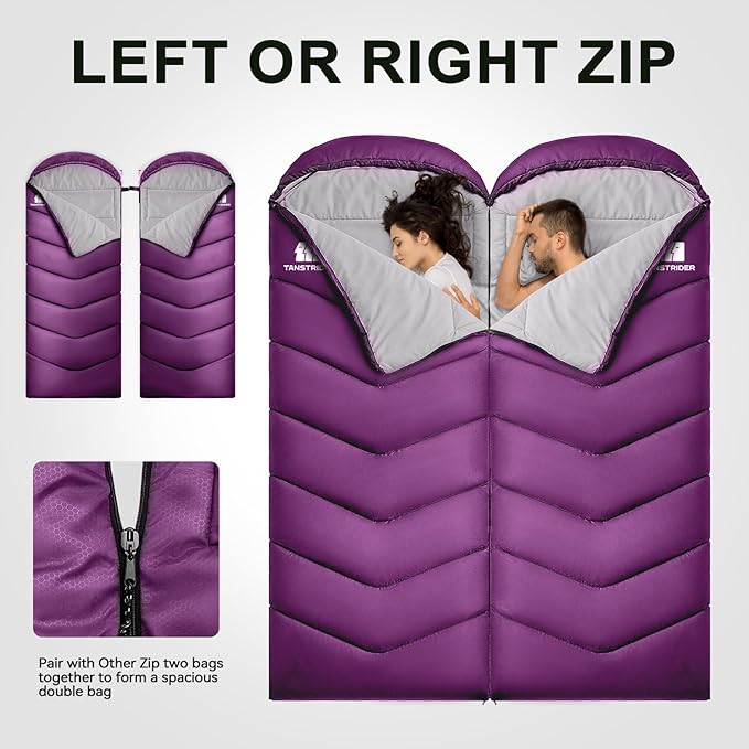 Sleeping Bags for Adults Cold Weather & Warm,Backpacking Camping Sleeping Bag for Tall Girls Boys,Lightweight,Compact,Waterproof Camping Gear for Traveling,Hiking,Hotel,Outdoor & Indoor