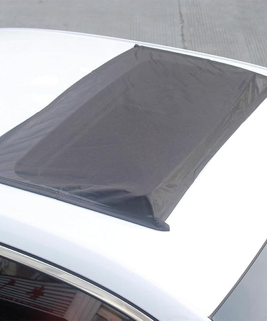 Car Sun Shade Sunroof Car Window Shade Screen Magnetic Screen Net Moon Roof Mesh Block Harmful UV Rays Glare Cover for Overnight Camping