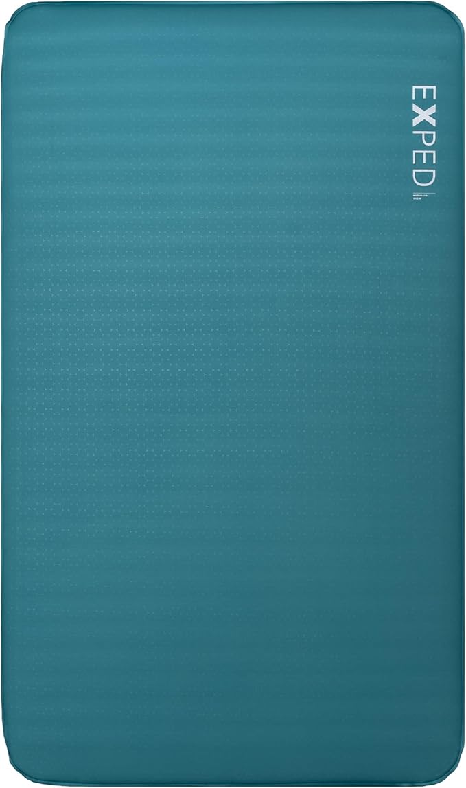 Exped MegaMat Duo Medium - Self Inflating Soft Car Sleeping Mat, 4” Foam Pad, Pump Included