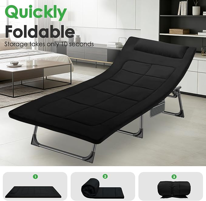 80 x 36 Inch Camping Cot Mattress Floor Mattress Waterproof Sleeping Pad for Camping Travel Easy to Store Floor Pad for Tent Cot Guest Garden Lawn Outdoor Indoor