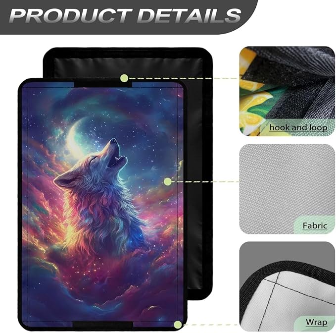 Rv Door Window Shade,Wolf Galaxy Camper Sun Shade Windshield Blackout Cover,RV Accessories Fits for RV Interior Door Window