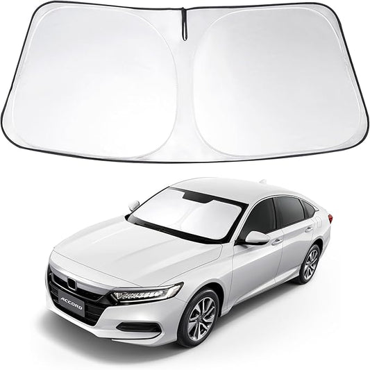 Windshield Sun Shade Custom Fit 2018-2022 Honda Accord Sedan Accessories Window Sunshade Sun Visor Heat Protection Keeps Car Cool