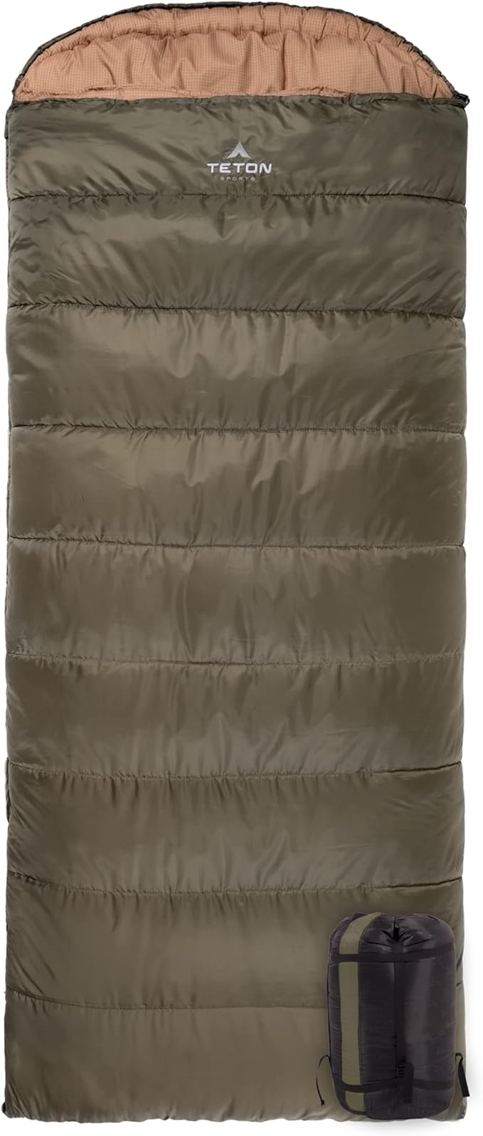 Teton Celsius XL, 25F, 20F, 0F Degree Sleeping Bags, All Weather Warm Sleeping Bag for Adults and Kids, Camping Season, Compression Sack Included