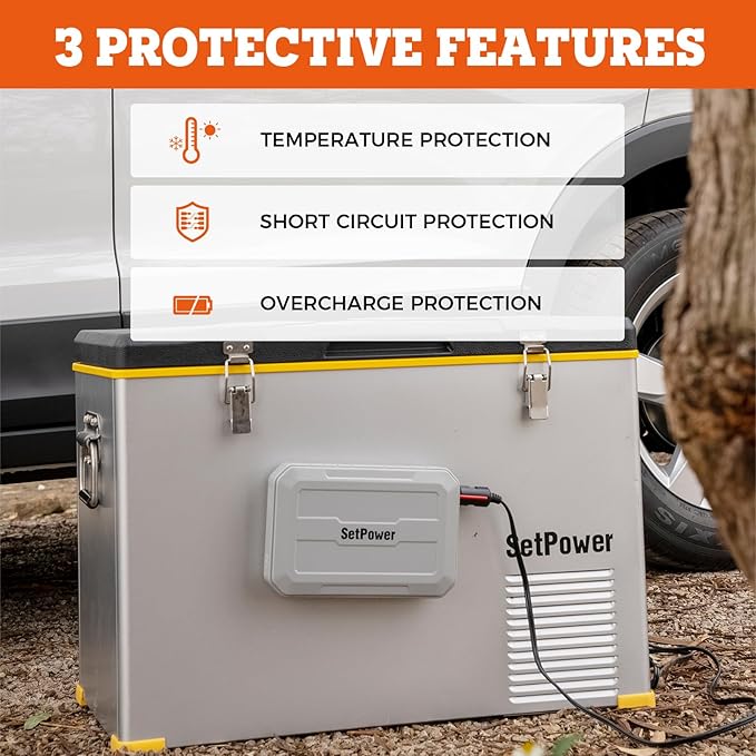 Setpower PG216Wh Portable Power Station,Magnetic Power Bank,Outdoor Generator for SetPower 12V Refrigerator PT35/PT45/PT55/RV45S Home Backup Outdoor Emergency RV Van Hunting