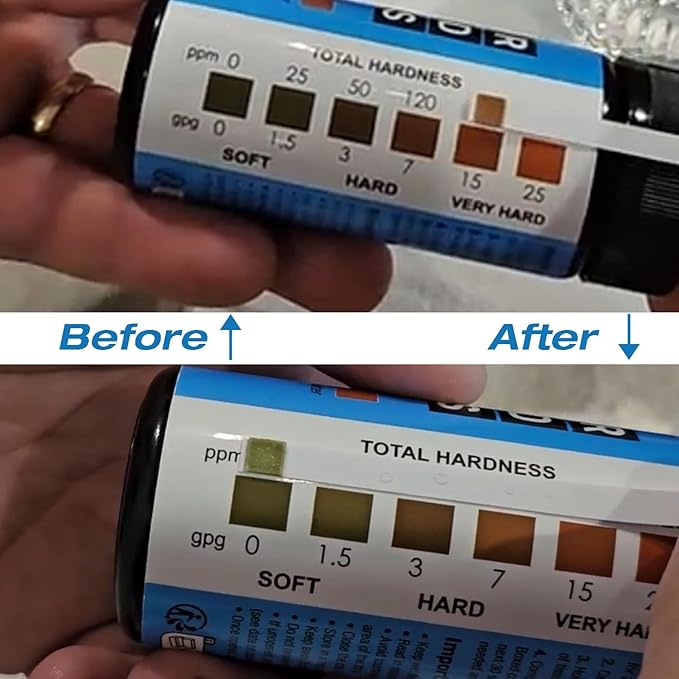 H&G Lifestyles Water Softener Resin Cation Ion Exchange Resin Filter Cartridge Refill for RV Water Softener System Camper Soft Water Replacement for Portable Water Softener