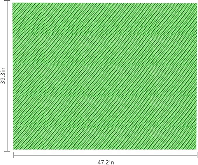 Car Roof Rack Pads, 47" X 40" Vehicle Rooftop Cargo Bag Protective Mat, Non-Slip Automotive Roof Cushioned Protection Layer Accessories, Universal for SUV, Sedan, Truck (Green)