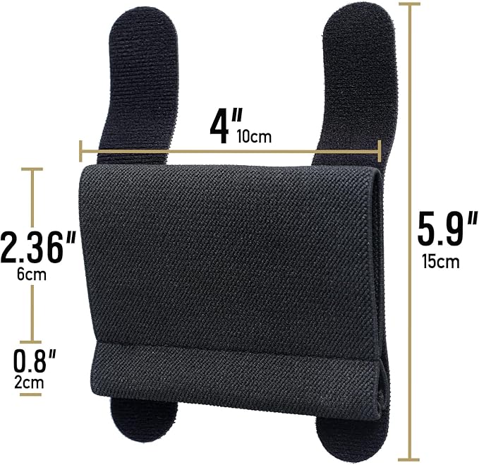 LIVANS Tourniquet Holder TQ Sleeve, Elastic Tourniquet Holder for Duty Belt Tactical Retention Band TQ Pouch Horizontal Battle Belt Accessories Survival Gear