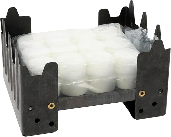 Coghlan's Emergency Stove - Lightweight, Portable Camping Stove for Backpacking, Survival, and Outdoor Cooking - Foldable Design with 24 Fuel Tablets Included (Compact for Travel and Storage)