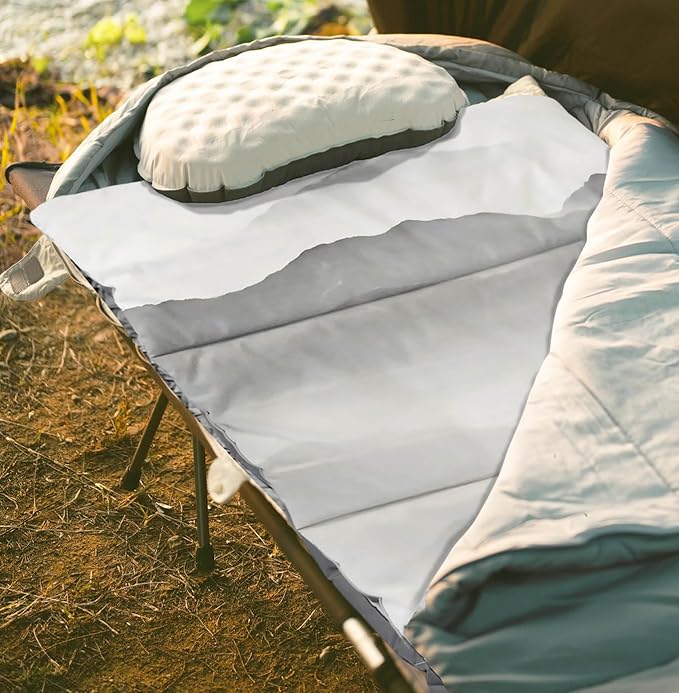 Heated Sleeping Bag pad, Operated by 5V/2A USB Power Supply, 3 Adjustable Temperature Levels, Heated Sleeping Bag Liner for Cold Weather Backpacking or Hiking (Mountains, 76" x 24")