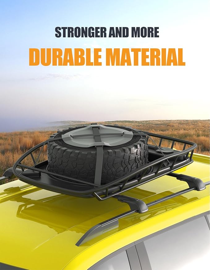KINGGERI 300Lbs Lockable Roof Rack Cross Bars Compatible with Volkswagen VW Tiguan 2018-2026 and Taos 2022-2026, Heavy Duty Anti-Theft Aluminum Roof Rails Crossbars Rooftop Luggage Racks Carrier