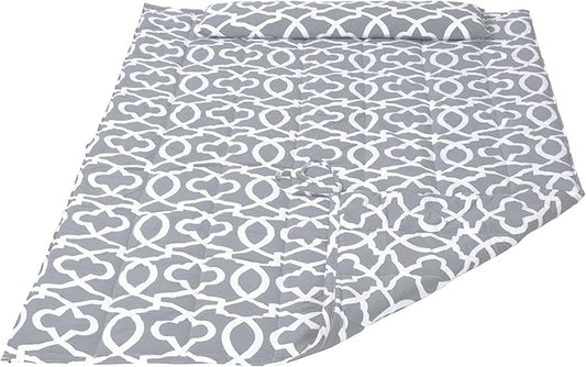 SUNCREAT Outdoor Portable Hammock Pad, 2 Person Polyester Hammock Pad, Gray
