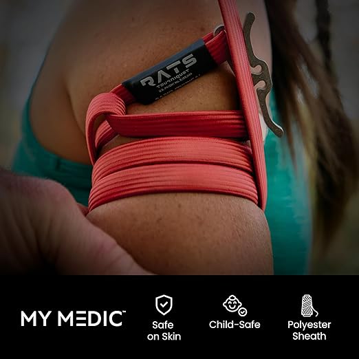 My Medic - RATS Tourniquet System, Quick-Apply Emergency Tourniquet, First Aid, Survival Gear, Compact & Versatile Hemorrhage Control Medical Tool - Black