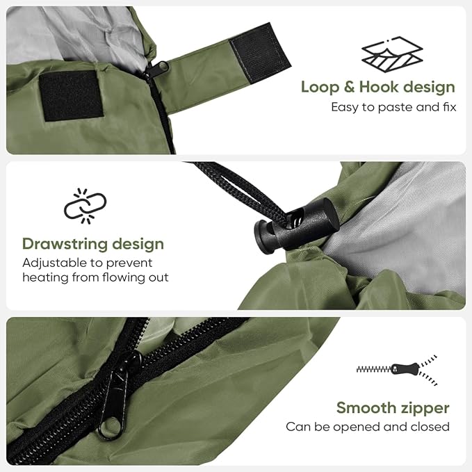 OBTANIM Sleeping Bags Portable Waterproof Camping Sleeping Bag for Adults Kids 4 Seasons Cold Weather or Warm Backpacking Hiking Travel Indoor Outdoor Use