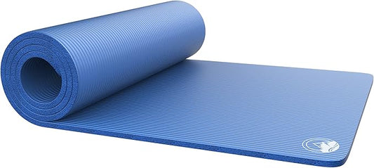 Foam Sleeping Pad - Lightweight 1-Inch Mat for Camping, Cots, Tents, Backpacking, and Yoga - Non-Slip and Waterproof with Handle by Wakeman
