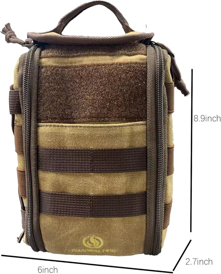 Roaring Fire Dispatch First Aid Kit Pouch, Tactical Molle Utility Pouch for Outdoor Activities and Emergency Uses, EDC Pouches Outdoor Survival Kit