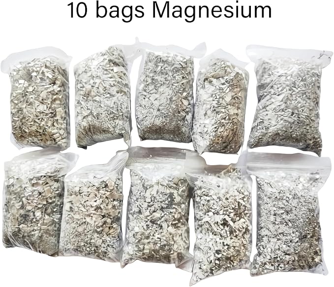 eGreen 30 Bags Magnesium Shavings + 20 Thin Wax Ropes (4" Long, 240 Min Burn Time) – Fire Starter Kit for Camping, Hiking, Survival
