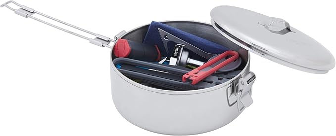 MSR Alpine Stainless Steel Stowaway Camping Pot