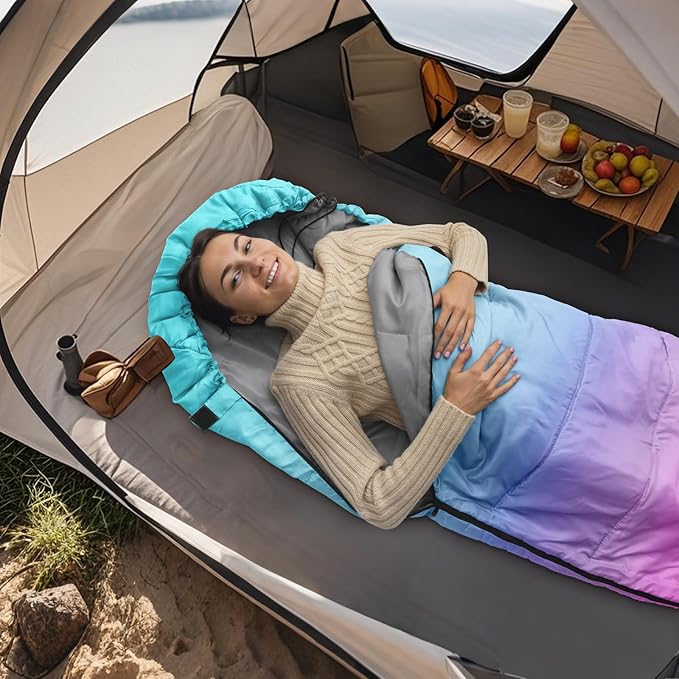 Sleeping Bags for Adults Kids,3 Seasons Cold Warm Weather Waterproof Lightweight Camping Sleeping Bags for Men and Women,Camping Outdoor Travel