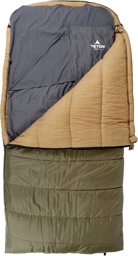 Teton Sleeping Bag Liner; A Clean Sheet Set Anywhere You Go; Perfect for Travel, Camping, and Anytime You’re Away from Home Overnight; Machine Washable; Travel Sheet Set for Your Sleeping Bag