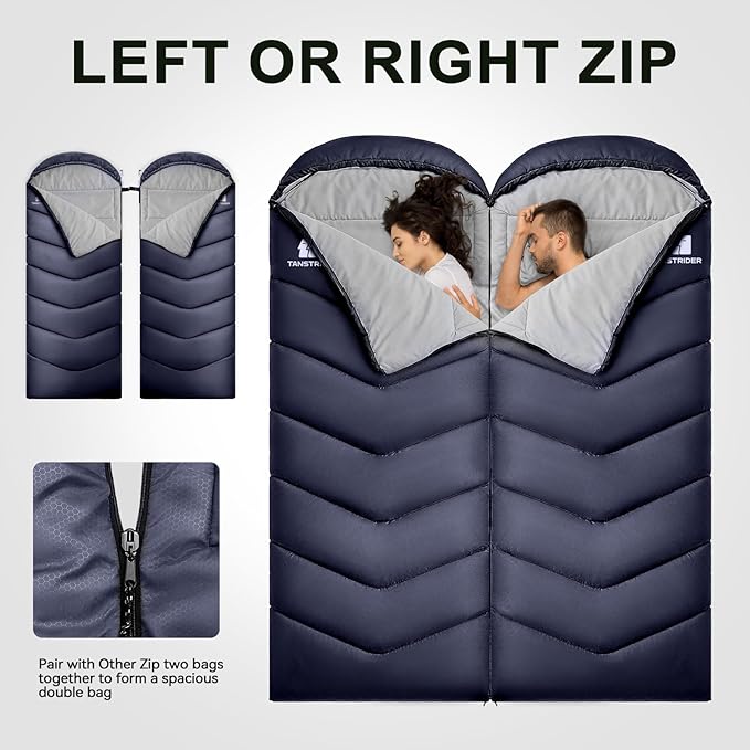 Sleeping Bags for Adults Cold Weather & Warm,Backpacking Camping Sleeping Bag for Tall Girls Boys,Lightweight,Compact,Waterproof Camping Gear for Traveling,Hiking,Hotel,Outdoor & Indoor