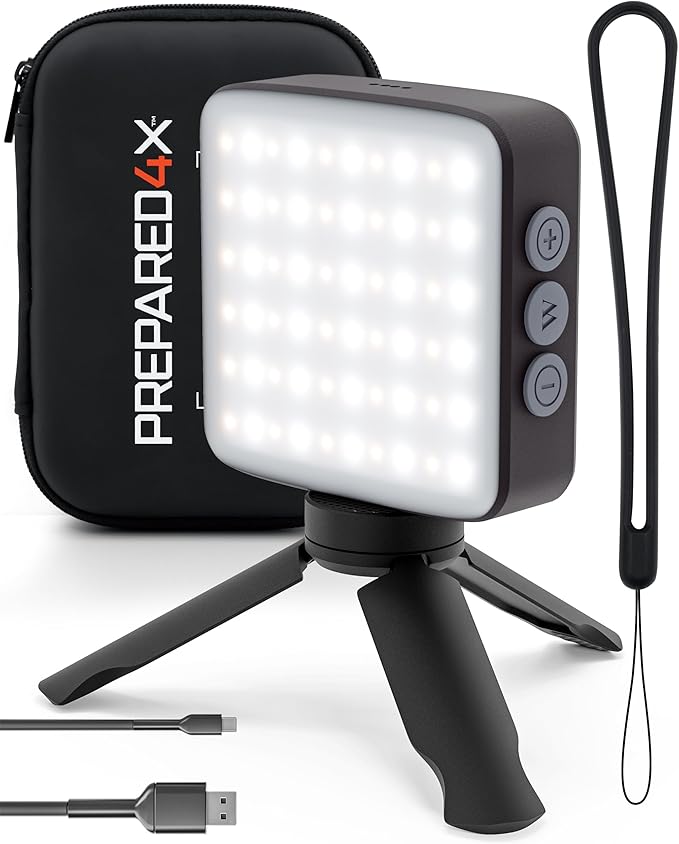 P4X Camping Lantern - Hanging Lantern w/ Bright & Warm Adjustable Lighting - Emergency Lantern w/ USB-C Charging - Rechargeable Camping Light for Power Outage, Tent, Outdoor, Hiking, Camp, & Fishing