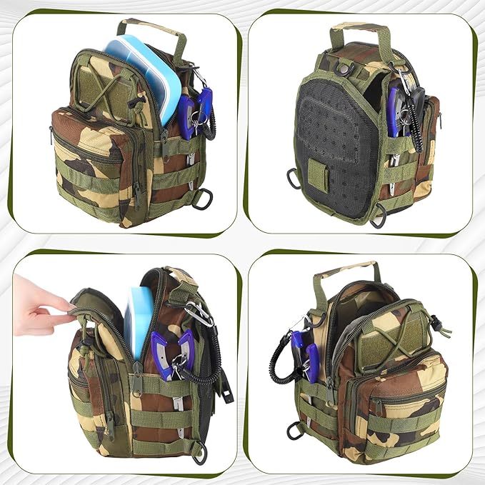 Sosation 134 Pcs Fishing Tool Fishing Tackle Box Kit and Equipment for Adults Beginner Gift, Hook Remover, Pliers Kit, Backpack Tackle Container Lures, Lip Gripper, Weigh Scale