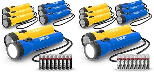 Eveready LED Flashlight Bright Reliable Flashlights for General Purpose, Great for Camping, Car, Emergency Storm Power Outage Handheld Flashlight (Batteries Included)