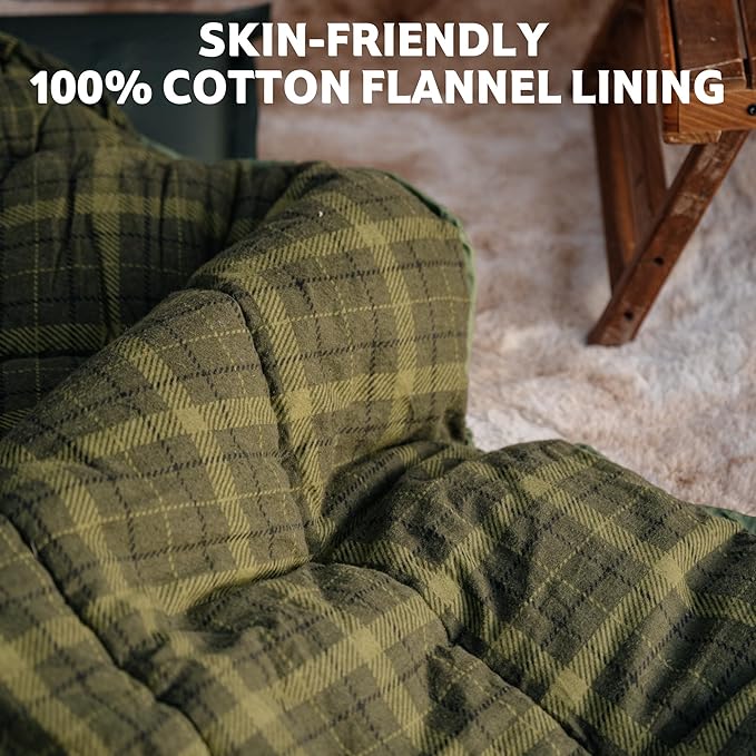 Naturehike Big & Tall Flannel Sleeping Bag for Adults, XXL Sleeping Bag for All Seasons, Machine Washable Sleeping Bags for Camping Hiking Hunting, Compression Sack Included