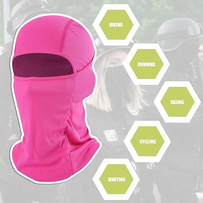 Balaclava Face Mask Adjustable Windproof UV Protection Hood
