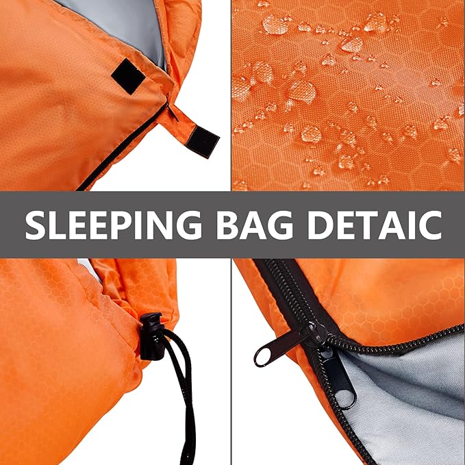 Sleeping Bags for Adults,Kids & Girls-Warm & Cold Weather Lightweight Waterproof Sleeping Bag Backpack with Compact Bag,Great for 3-4 Seasons Hiking,Camping and Outdoor