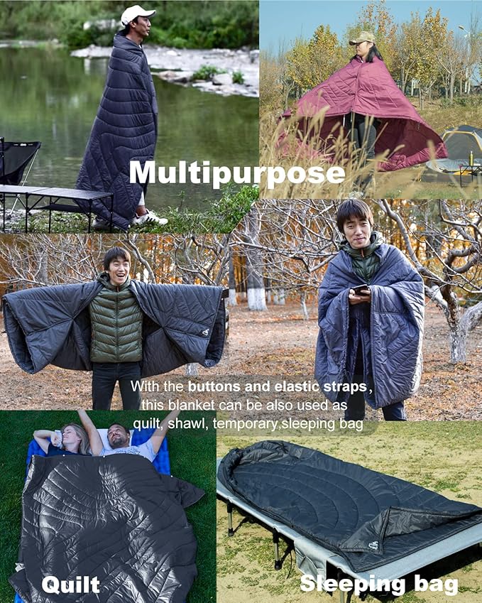 iClimb 3M Thinsulate Insulation Warm Camping Blanket Ultralight Compact