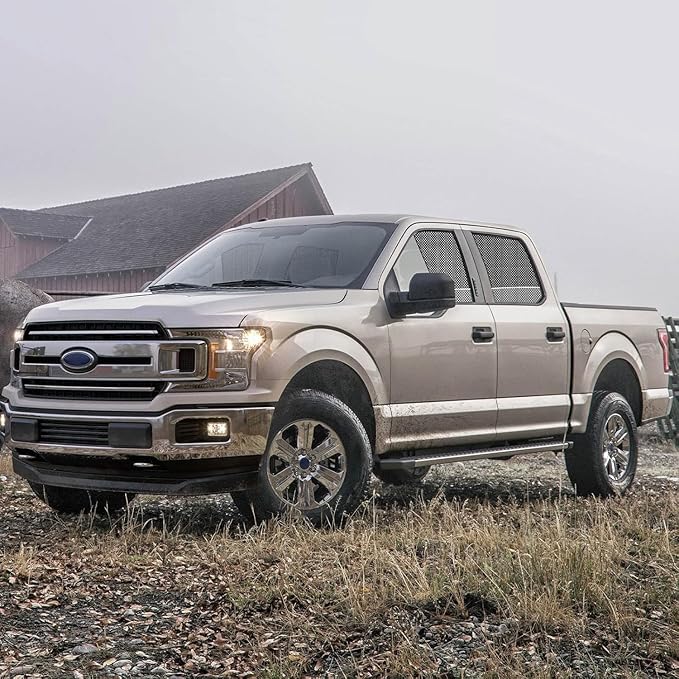 F150 Specific Side Window Sun Shades, 2015-2024 Rear Vehicle Interior Shade for Baby Mesh Car Window Covers, Breathable, UV Protection and Heat Insulation (F150（2015-2024）, Rear Side-2pcs)