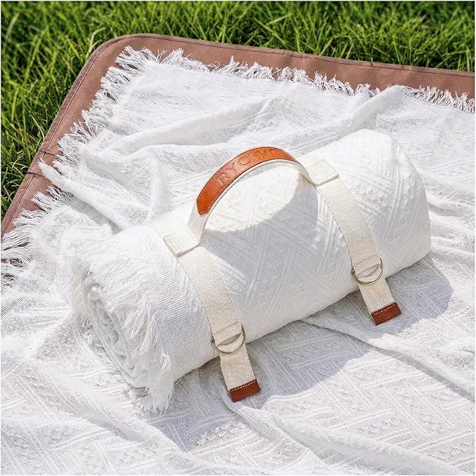2 in 1 Extra Large Camping Blanket Outdoor Picnic Yoga Mat Lightweight Car Essential Roadtrip Gadget Rv Accessories Glamping Tent Gear Must Haves Hiking Stuff Backpacking Necessities Women Beach Gift