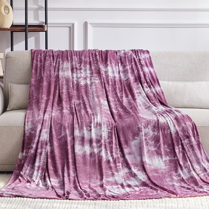 Guohaoi Cooling Blanket for HotSleepers - Arc-Chill Q-Max >0.5 Cool Fiber, 100% Oeko-Tex Certified, Summer Lightweight Throw Blanket, Absorbs Heat to Keep Body Cool for Night Sweats(50x70 Purple)