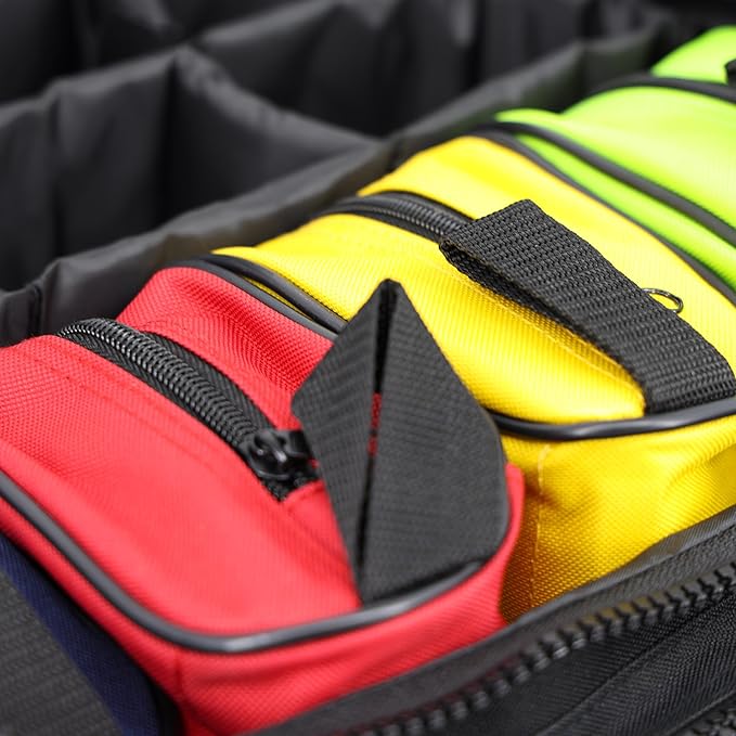 Lightning X Premium Stocked Modular EMS/EMT Trauma First Aid Responder Medical Bag + Kit