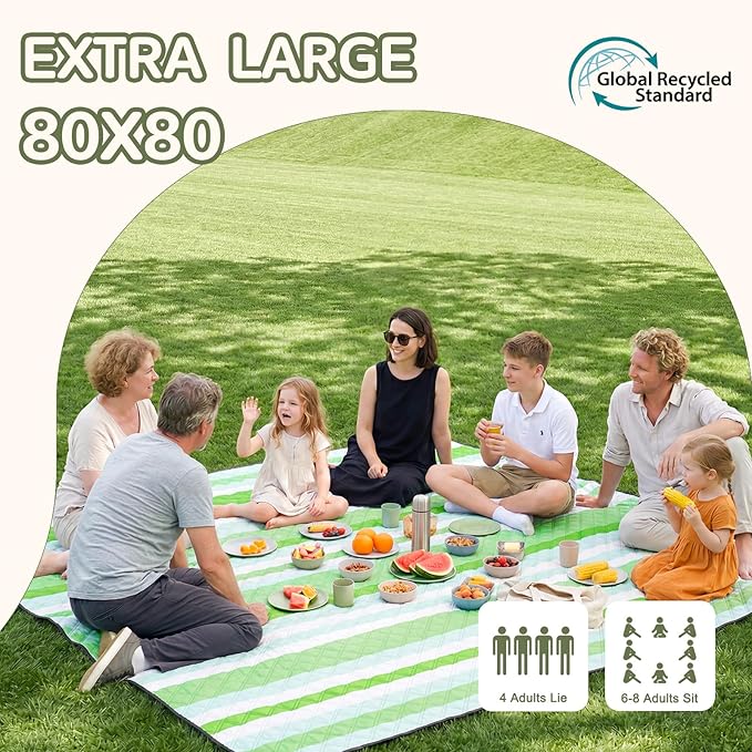Genovega Waterproof Beach Blanket Picnic Outdoor Mat Rug Adult Women Her Sister Mom Gf Girlfriend Aunt Auntie Titi Best Friend Friendship Bestie Wife Daughter in Law Lady Happy Birthday Cool Unique
