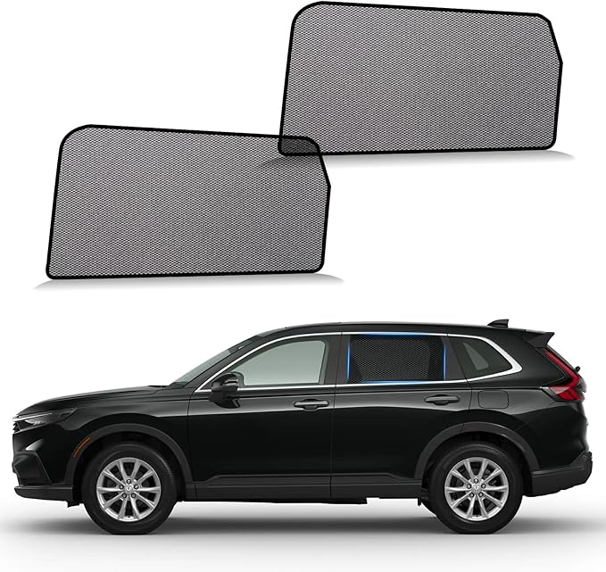 ZATOOTO Car Window Shades Honda CRV 2023-2025 for Rear Window 2Pack car Shades for Back Windows Baby & Pet | Blocks 99% UV Rays & Heat | Breathable Mesh for Privacy & Bug Protection | Camping & Travel