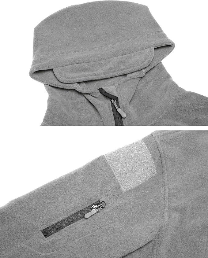 ReFire Gear Men's Warm Military Tactical Sport Fleece Hoodie Jacket