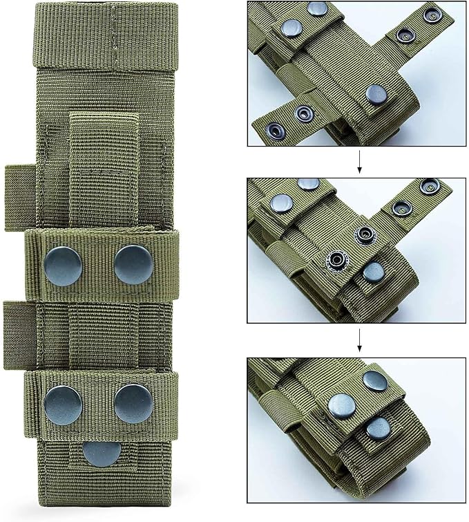 Upgrade 1000D Laser Cut Molle Tourniquet Holder, Heavy Duty Tactical Molle Tourniquet Pouch Holder