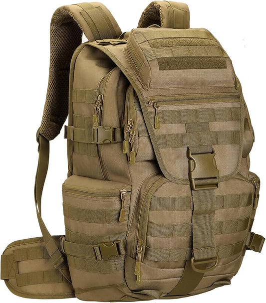 50L Military Tactical Backpack 3 Day Assault Pack Molle Daypack Hiking Backpack for Men and Women