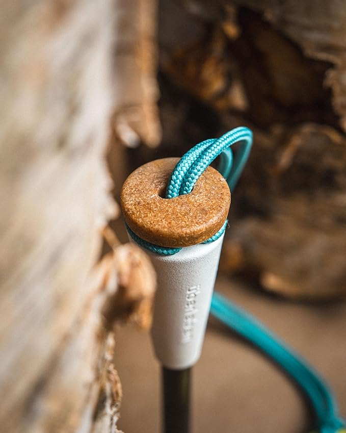 Überleben | Zünden PRO Ferro Rod Fire Starter Survival Tool – Up to 15,000 Strikes, 3/8" Thick Fire Steel with Wood Handle, Striker & Lanyard – Waterproof Camping Essentials (Alotta Colada)