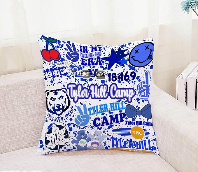 Gilbins Camp Bunk Kids Autograph Pillows A Great Gift for Boys Or Girls (Tyler Hill Camp)