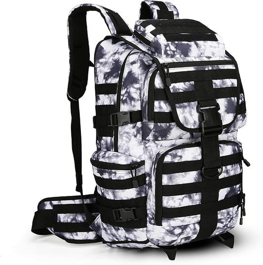 50L Military Tactical Backpack 3 Day Assault Pack Molle Daypack Hiking Backpack for Men and Women