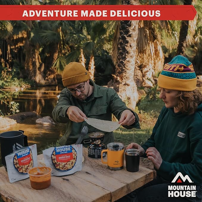 Mountain House Emergency Meal Assortment Kits, Freeze-Dried Survival Food Kit for Disaster Preparedness & Long-Term Storage, 30-Year Shelf Life