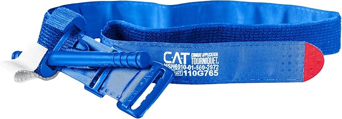 North American Rescue C-A-T Combat Application Tourniquet Trainer (Blue) NAR Genuine Gen 7 Training CAT Military Issued (30-0033)
