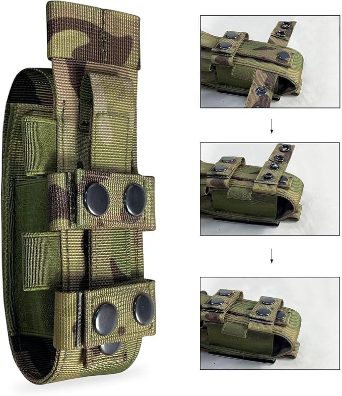 Upgrade 1000D Laser Cut Molle Tourniquet Holder, Heavy Duty Tactical Molle Tourniquet Pouch Holder